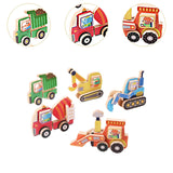 Maxbell 5Pcs Take Apart Construction Truck Stem Toy for Kids 3 4 5 Year Old Children