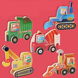 Maxbell 5Pcs Take Apart Construction Truck Stem Toy for Kids 3 4 5 Year Old Children