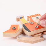 Maxbell 5Pcs Take Apart Construction Truck Stem Toy for Kids 3 4 5 Year Old Children