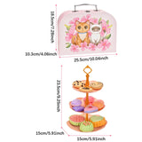 Maxbell Girls Tea Party Set Cups Pretend Play Game for Children's Day Preschool Kids