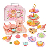 Maxbell Girls Tea Party Set Cups Pretend Play Game for Children's Day Preschool Kids