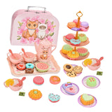 Maxbell Girls Tea Party Set Cups Pretend Play Game for Children's Day Preschool Kids