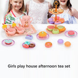 Maxbell Girls Tea Party Set Cups Pretend Play Game for Children's Day Preschool Kids