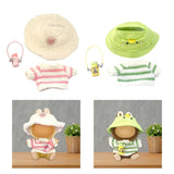 Maxbell Doll Clothes Decor Sit and Sit Party Lightweight Gift with Mini Water Bottle Pink