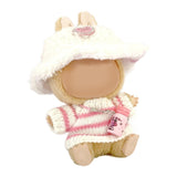 Maxbell Doll Clothes Decor Sit and Sit Party Lightweight Gift with Mini Water Bottle Pink