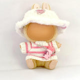 Maxbell Doll Clothes Decor Sit and Sit Party Lightweight Gift with Mini Water Bottle Pink