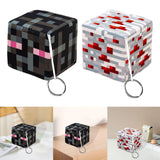 Maxbell Cube Plush Toy Stuffed Doll for Party Toy Goodie Bag Fillers Holiday Present Black