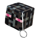 Maxbell Cube Plush Toy Stuffed Doll for Party Toy Goodie Bag Fillers Holiday Present Black