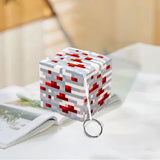 Maxbell Cube Plush Toy Stuffed Doll for Party Toy Goodie Bag Fillers Holiday Present Grey