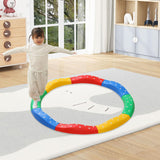 Maxbell Kids Balance Beams Training Toy Sports Toy Indoor and Outdoor Balance Blocks 8Pcs Rainbow