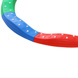 Maxbell Kids Balance Beams Training Toy Sports Toy Indoor and Outdoor Balance Blocks 8Pcs Rainbow