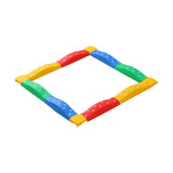 Maxbell Kids Balance Beams Training Toy Sports Toy Indoor and Outdoor Balance Blocks 12Pcs Rainbow