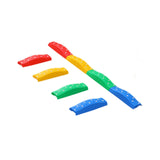 Maxbell Kids Balance Beams Training Toy Sports Toy Indoor and Outdoor Balance Blocks 4Pcs Rainbow