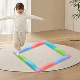 Maxbell Kids Balance Beams Training Toy Sports Toy Indoor and Outdoor Balance Blocks 12Pcs Colorful