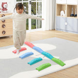 Maxbell Kids Balance Beams Training Toy Sports Toy Indoor and Outdoor Balance Blocks 4Pcs Colorful