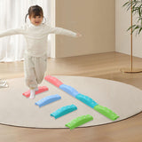 Maxbell Kids Balance Beams Training Toy Sports Toy Indoor and Outdoor Balance Blocks 4Pcs Colorful