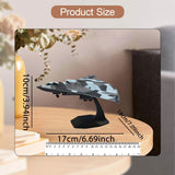 Maxbell 1/144 J36 Fighter Model Attack Fighter Plane Model for Bar Office Livingroom