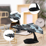 Maxbell 1/144 J36 Fighter Model Attack Fighter Plane Model for Bar Office Livingroom
