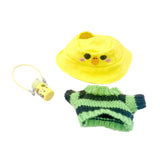 Maxbell Doll Clothes Stylish Party Gift Comfortable Adorable Decor with Small Kettle Yellow Hat
