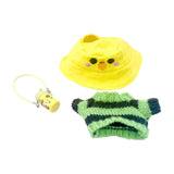 Maxbell Doll Clothes Stylish Party Gift Comfortable Adorable Decor with Small Kettle Yellow Hat