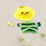 Maxbell Doll Clothes Stylish Party Gift Comfortable Adorable Decor with Small Kettle Yellow Hat