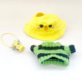 Maxbell Doll Clothes Stylish Party Gift Comfortable Adorable Decor with Small Kettle Yellow Hat