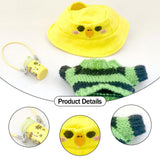 Maxbell Doll Clothes Stylish Party Gift Comfortable Adorable Decor with Small Kettle Yellow Hat