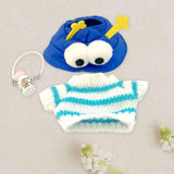 Maxbell Doll Clothes Stylish Party Gift Comfortable Adorable Decor with Small Kettle Blue Hat
