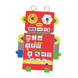 Maxbell Visual Schedule Pocket Chart Calendar with Designed Cards Learning Materials