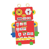 Maxbell Visual Schedule Pocket Chart Calendar with Designed Cards Learning Materials