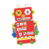 Maxbell Visual Schedule Pocket Chart Calendar with Designed Cards Learning Materials