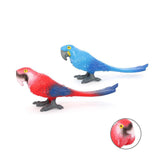 Maxbell Realistic Parrot Animal Figurine Animal Statue Toy for Kids Ages 3+ Children Red