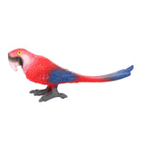 Maxbell Realistic Parrot Animal Figurine Animal Statue Toy for Kids Ages 3+ Children Red