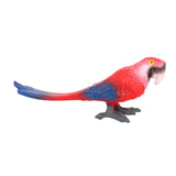 Maxbell Realistic Parrot Animal Figurine Animal Statue Toy for Kids Ages 3+ Children Red