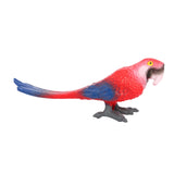 Maxbell Realistic Parrot Animal Figurine Animal Statue Toy for Kids Ages 3+ Children Red