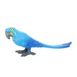 Maxbell Realistic Parrot Animal Figurine Animal Statue Toy for Kids Ages 3+ Children Blue
