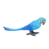 Maxbell Realistic Parrot Animal Figurine Animal Statue Toy for Kids Ages 3+ Children Blue