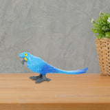 Maxbell Realistic Parrot Animal Figurine Animal Statue Toy for Kids Ages 3+ Children Blue