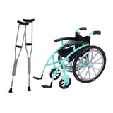 Maxbell Crutchs Wheelchair Models Experiment Stem Projects Toy Doll House Accessories Green