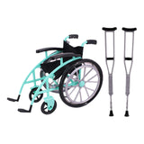 Maxbell Crutchs Wheelchair Models Experiment Stem Projects Toy Doll House Accessories Green