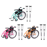 Maxbell Crutchs Wheelchair Models Experiment Stem Projects Toy Doll House Accessories Green