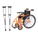 Maxbell Crutchs Wheelchair Models Experiment Stem Projects Toy Doll House Accessories Orange