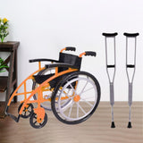 Maxbell Crutchs Wheelchair Models Experiment Stem Projects Toy Doll House Accessories Orange