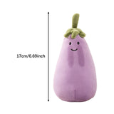 Maxbell Cute Plush Toy Cartoon Soft Small for Wedding Home Decoration Boys and Girls Eggplant Shape