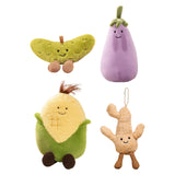 Maxbell Cute Plush Toy Cartoon Soft Small for Wedding Home Decoration Boys and Girls Eggplant Shape