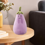 Maxbell Cute Plush Toy Cartoon Soft Small for Wedding Home Decoration Boys and Girls Eggplant Shape