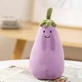 Maxbell Cute Plush Toy Cartoon Soft Small for Wedding Home Decoration Boys and Girls Eggplant Shape