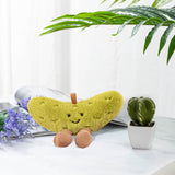 Maxbell Cute Plush Toy Cartoon Soft Small for Wedding Home Decoration Boys and Girls Cucumber Shape