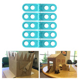 Maxbell 5Pcs Corrugated Paper Connector Hinges Handicrafts Supplies for Parent Child