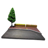 Maxbell 1/64 Scale Miniature Scene Model Background Mini Architectural Model for Toy